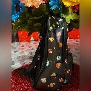 Bioworld Disney Pixar Toy Story Aliens MINI Backpack Black Multi-Color 11\